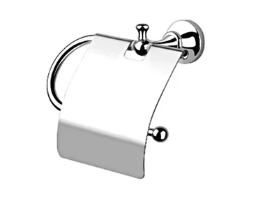 ARTE - Metal toilet roll holder with cover _ GUGLIELMI RUBINETTERIE